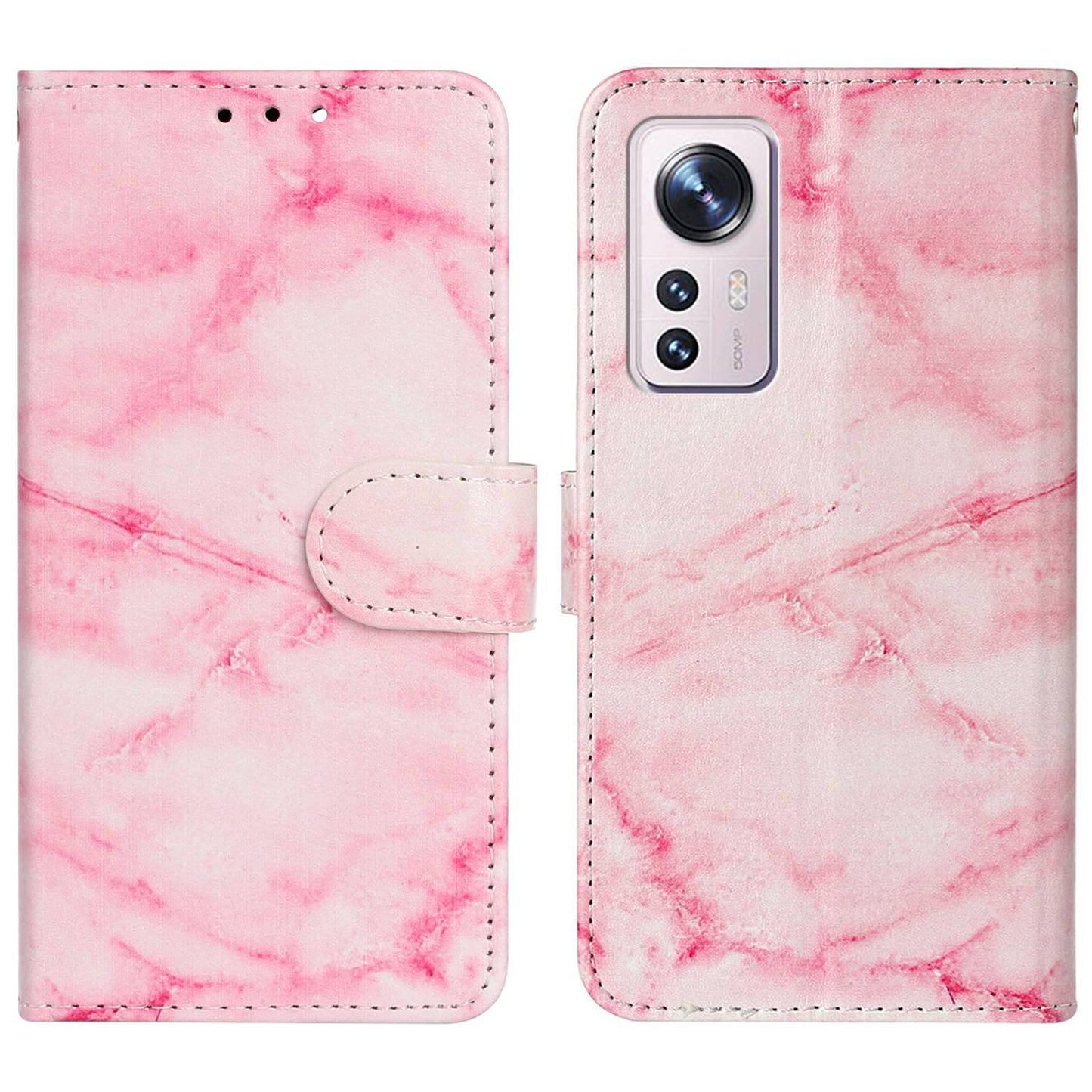 For Xiaomi 12 Pro 5G / 12 Pro (Dimensity) 5G / 12S Pro 5G PU Leather Wallet Phone Case Stylish Pattern Printing Protective Cover Stand Shell