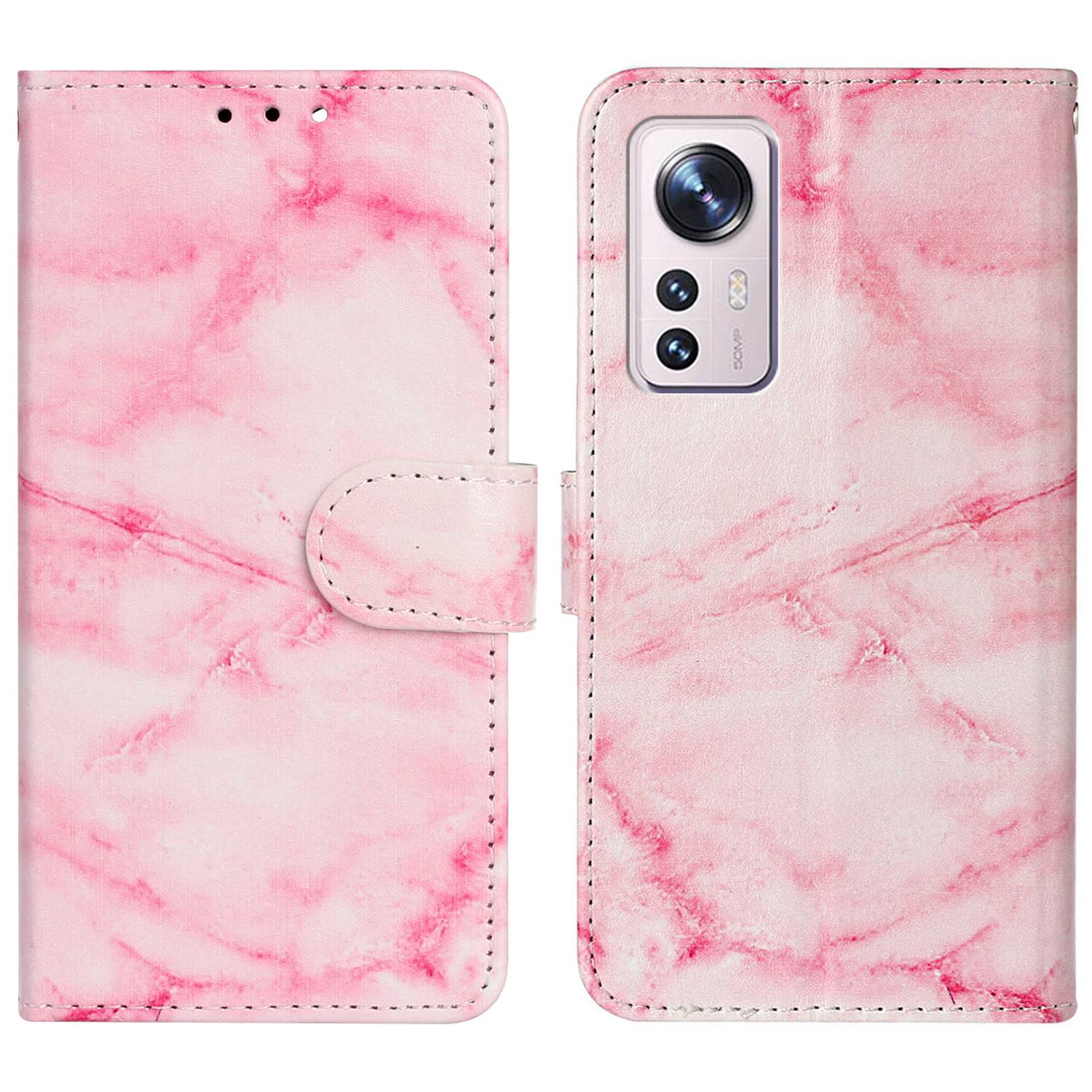 For Xiaomi 12 Pro 5G / 12 Pro (Dimensity) 5G / 12S Pro 5G PU Leather Wallet Phone Case Stylish Pattern Printing Protective Cover Stand Shell