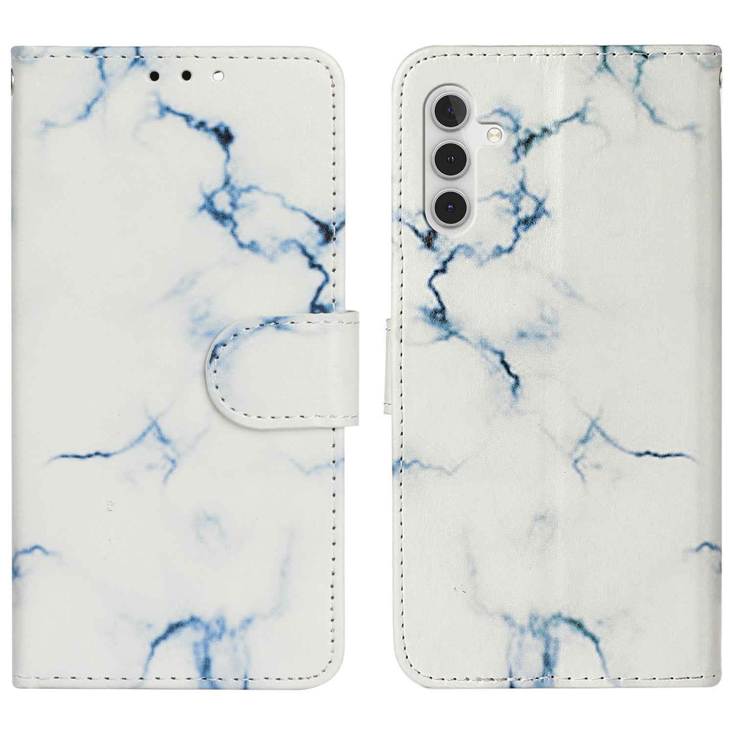 For Samsung Galaxy A04s 4G (164.7 x 76.7 x 9.1 mm) Pattern Printing Phone Cover Anti-scratch PU Leather Phone Wallet Foldable Stand Case