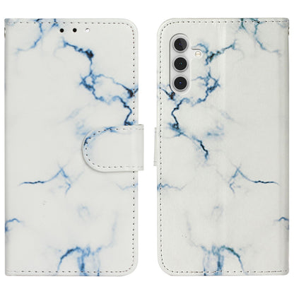 For Samsung Galaxy A04s 4G (164.7 x 76.7 x 9.1 mm) Pattern Printing Phone Cover Anti-scratch PU Leather Phone Wallet Foldable Stand Case