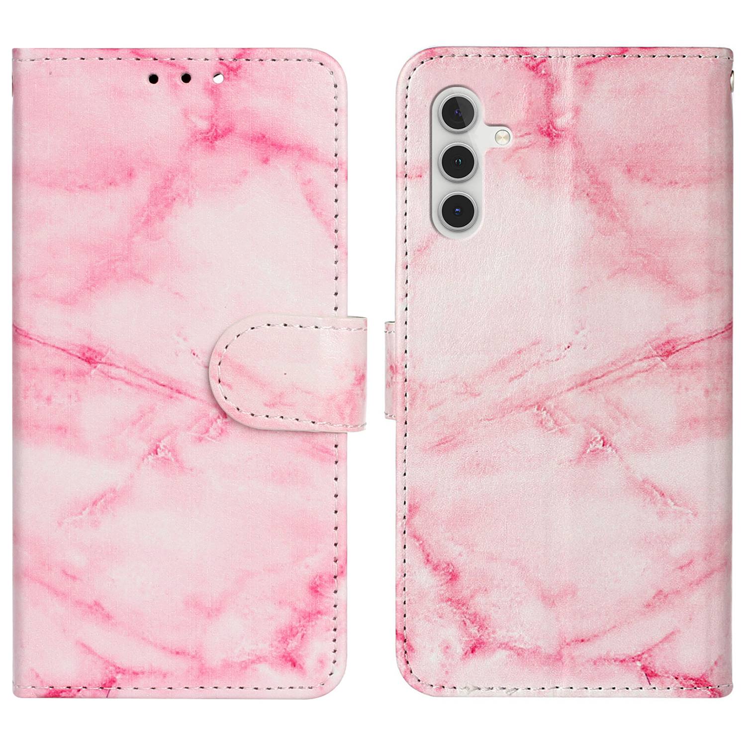 For Samsung Galaxy A04s 4G (164.7 x 76.7 x 9.1 mm) Pattern Printing Phone Cover Anti-scratch PU Leather Phone Wallet Foldable Stand Case