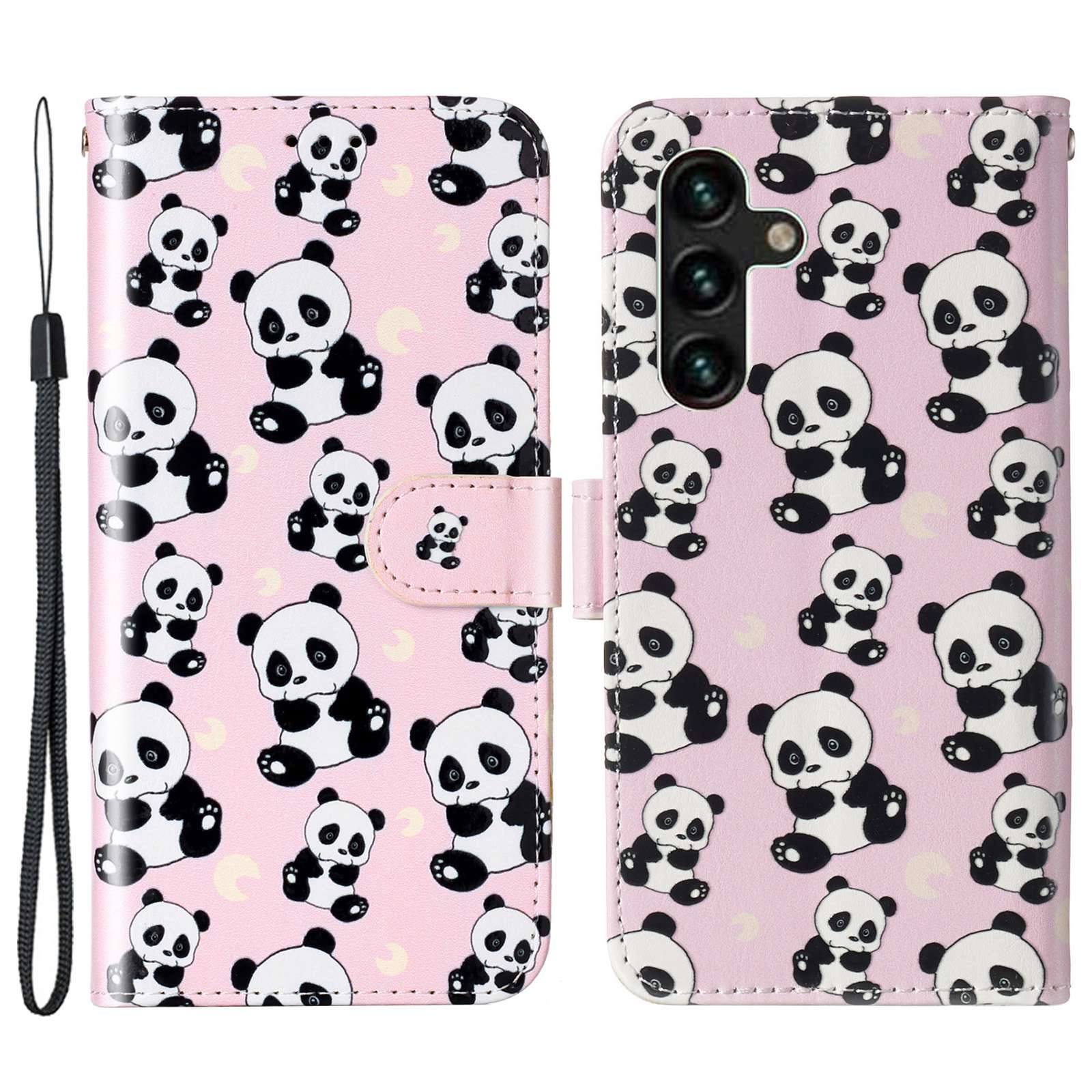 For Samsung Galaxy A04s 4G (164.7 x 76.7 x 9.1 mm) Pattern Embossed Phone Case PU Leather TPU Wallet Case with Stand / Hand Strap