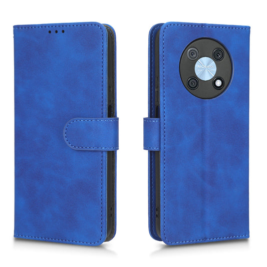 For Huawei nova Y90 4G Skin-touch Feeling PU Leather Wallet Case Foldable Stand Anti-drop Phone Cover