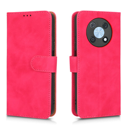 For Huawei nova Y90 4G Skin-touch Feeling PU Leather Wallet Case Foldable Stand Anti-drop Phone Cover