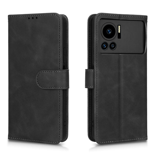 For Infinix Note 12 VIP 4G Anti-scratch PU Leather Phone Case Skin-touch Feeling Wallet Stand Magnetic Clasp Cover