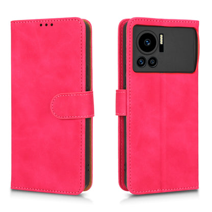 For Infinix Note 12 VIP 4G Anti-scratch PU Leather Phone Case Skin-touch Feeling Wallet Stand Magnetic Clasp Cover