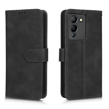 For Infinix Note 12 G96 4G Skin-touch Feeling Stand Phone Case PU Leather Full Protection Wallet Cover