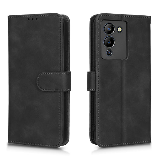 For Infinix Note 12 G96 4G Skin-touch Feeling Stand Phone Case PU Leather Full Protection Wallet Cover