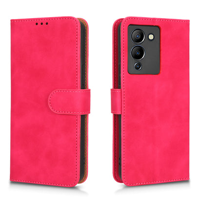 For Infinix Note 12 G96 4G Skin-touch Feeling Stand Phone Case PU Leather Full Protection Wallet Cover