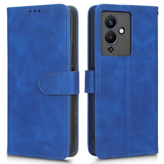 For Infinix Note 12 5G Skin-touch Feeling Wallet Stand Phone Case PU Leather Full Protection Magnetic Clasp Cover