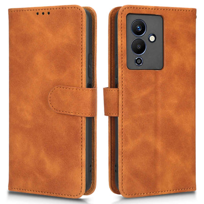For Infinix Note 12 5G Skin-touch Feeling Wallet Stand Phone Case PU Leather Full Protection Magnetic Clasp Cover