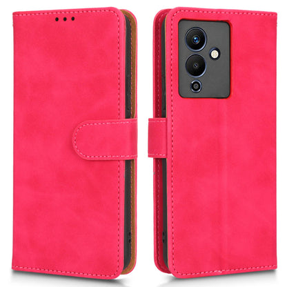For Infinix Note 12 5G Skin-touch Feeling Wallet Stand Phone Case PU Leather Full Protection Magnetic Clasp Cover