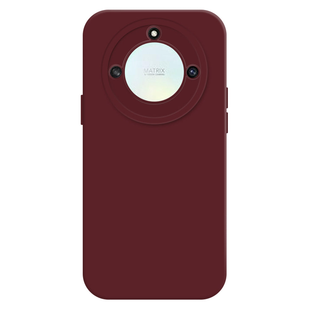 For Honor X40 5G Lens Precise Cutout Flexible TPU Drop-proof Case Solid Color Smartphone Back Cover