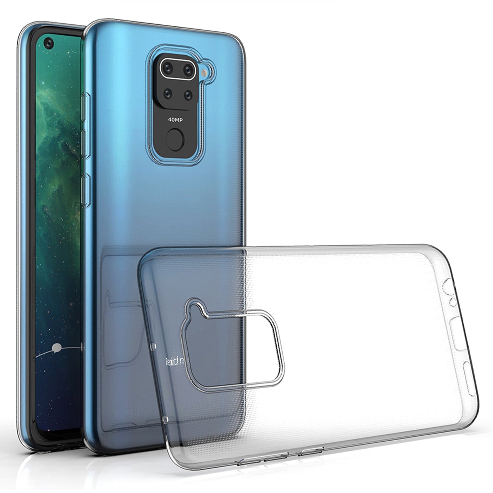 For Xiaomi Redmi Note 9 (MTK Helio G85) / Redmi 10X 4G Crystal TPU Phone Case Ultra-Thin Non-Yellowing Cover