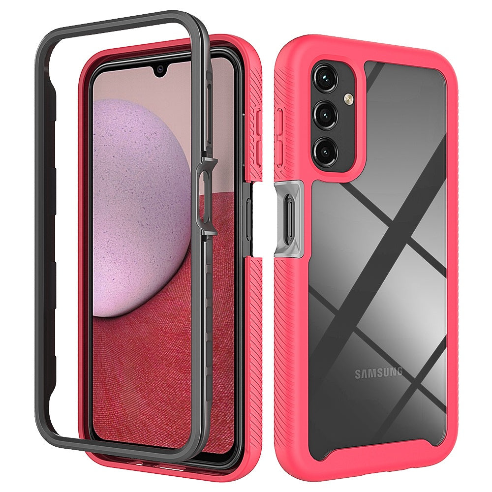 For Samsung Galaxy A14 5G Hard Acrylic + PC + Soft TPU Phone Case Bump Proof Clear Back Cover