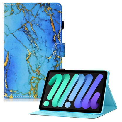 For iPad 10.9 (2022) Pattern Printing PU Leather Cover Tablet Shockproof Card Holder Case with Adjustable Stand