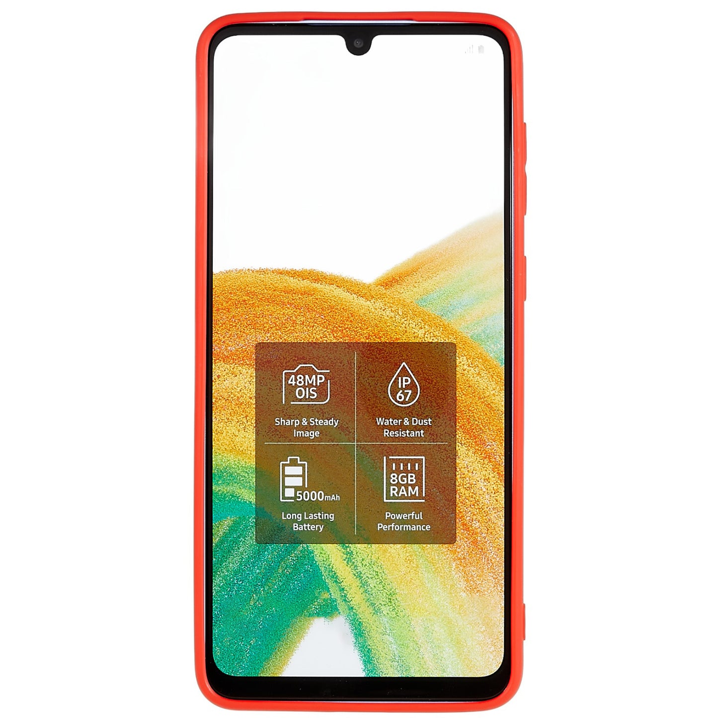 Anti-Drop Phone Case for Samsung Galaxy A33 5G Matte TPU Phone Cover Protective Slim Case