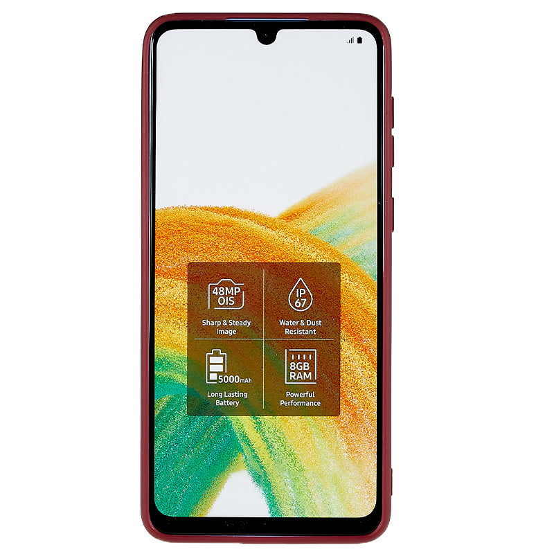 Anti-Drop Phone Case for Samsung Galaxy A33 5G Matte TPU Phone Cover Protective Slim Case