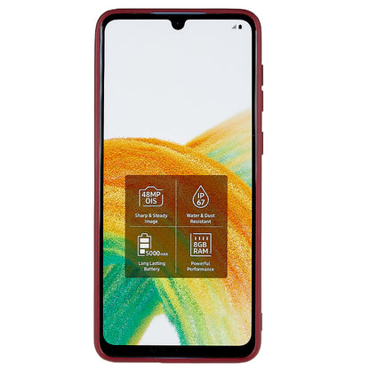 Anti-Drop Phone Case for Samsung Galaxy A33 5G Matte TPU Phone Cover Protective Slim Case