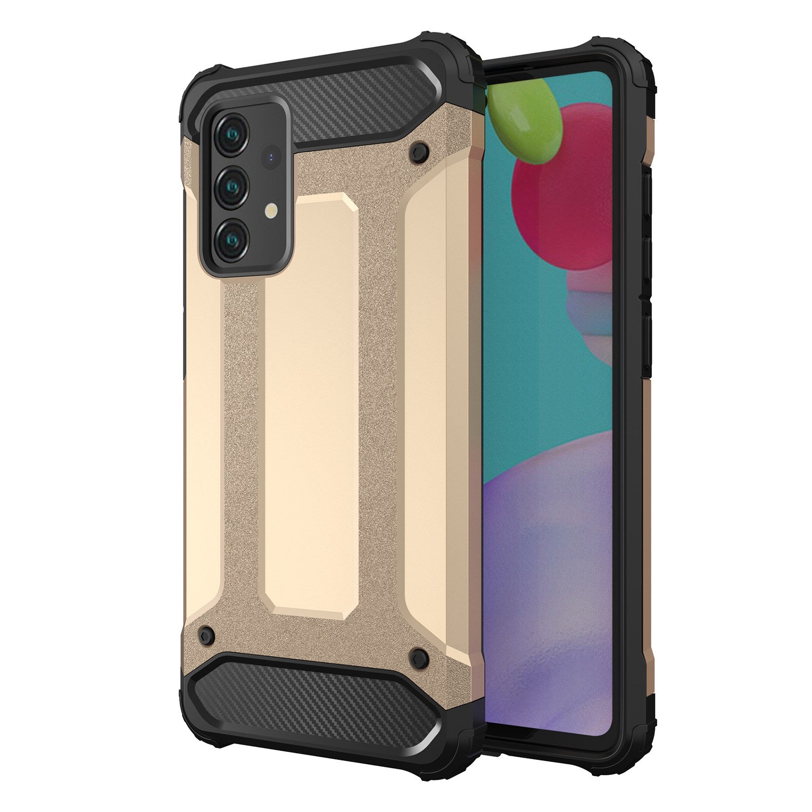 PC+TPU Dual Protection Phone Case for Samsung Galaxy A52s 5G / A52 5G / 4G, Drop Resistant Back Cover Cell Phone Shell