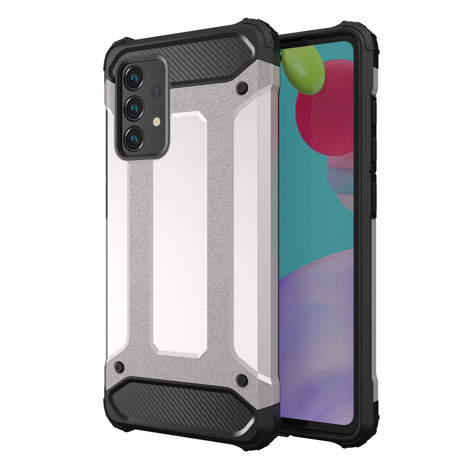 PC+TPU Dual Protection Phone Case for Samsung Galaxy A52s 5G / A52 5G / 4G, Drop Resistant Back Cover Cell Phone Shell