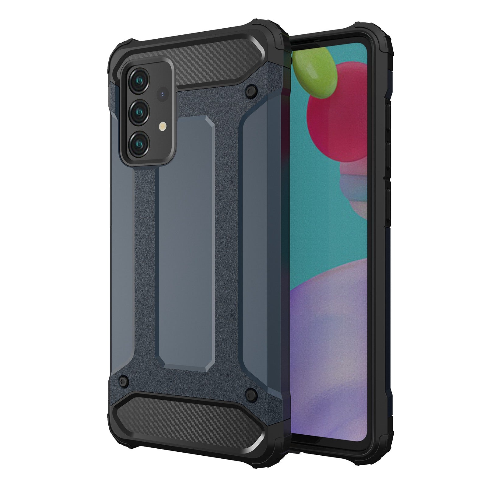 PC+TPU Dual Protection Phone Case for Samsung Galaxy A52s 5G / A52 5G / 4G, Drop Resistant Back Cover Cell Phone Shell