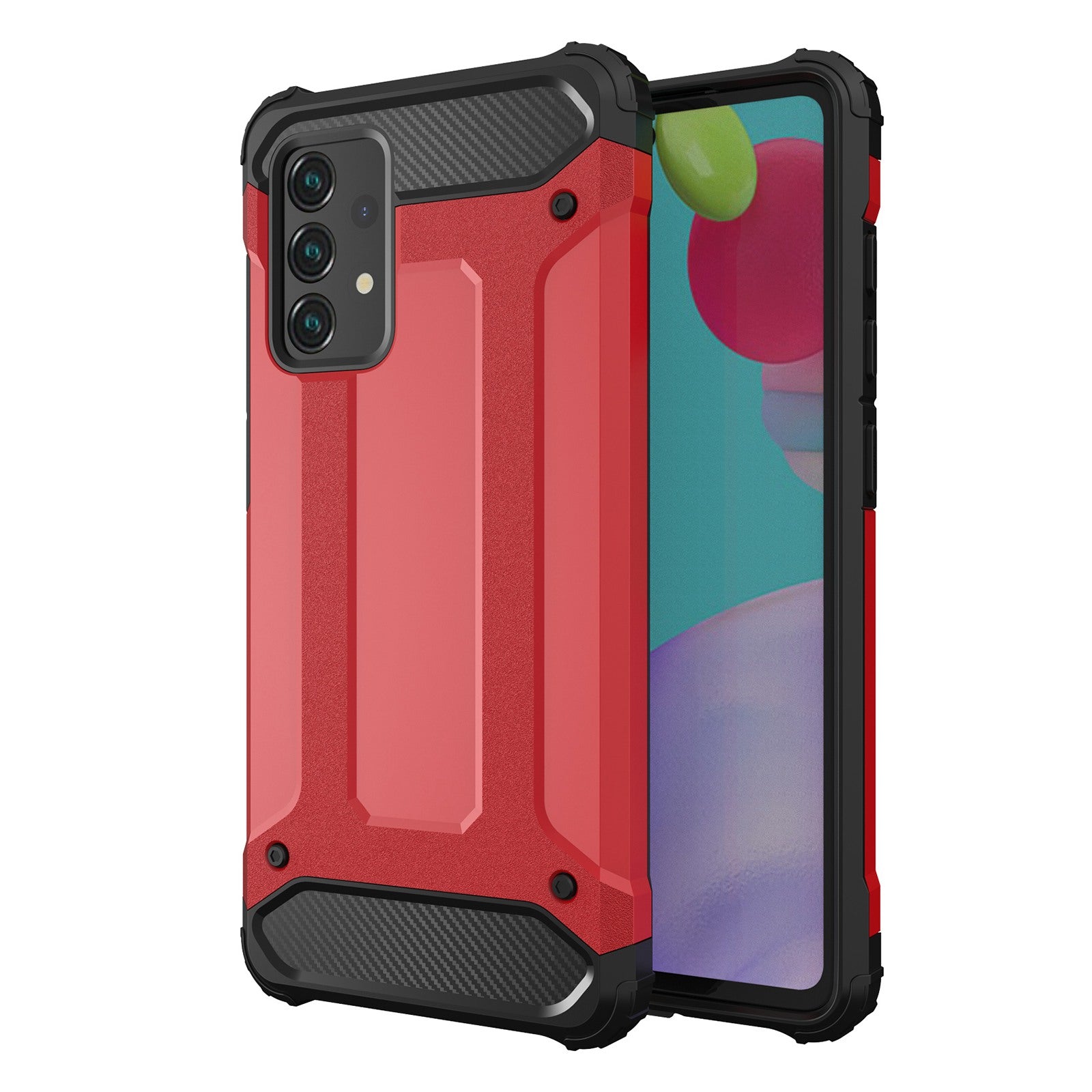 PC+TPU Dual Protection Phone Case for Samsung Galaxy A52s 5G / A52 5G / 4G, Drop Resistant Back Cover Cell Phone Shell