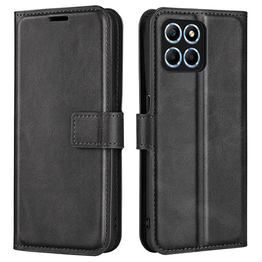 For Honor X8 5G PU Leather Calf Texture Phone Case Full Protection Stand Wallet Magnetic Clasp Cover