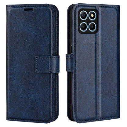 For Honor X8 5G PU Leather Calf Texture Phone Case Full Protection Stand Wallet Magnetic Clasp Cover