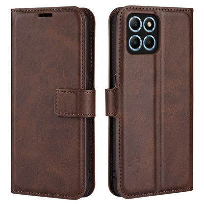 For Honor X8 5G PU Leather Calf Texture Phone Case Full Protection Stand Wallet Magnetic Clasp Cover