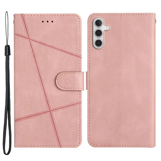For Samsung Galaxy A04s 4G (164.7 x 76.7 x 9.1 mm) Protective Phone Case Crazy Horse Texture PU Leather Cover Anti-Drop Wallet Stand Case with Strap