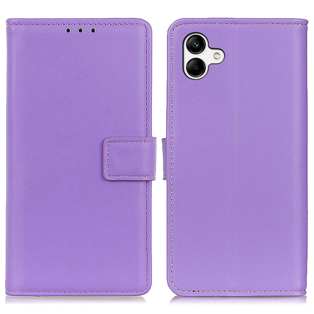 For Samsung Galaxy A04e 4G PU Leather Stand Case Full Protection Magnetic Clasp Anti-drop Phone Wallet Cover