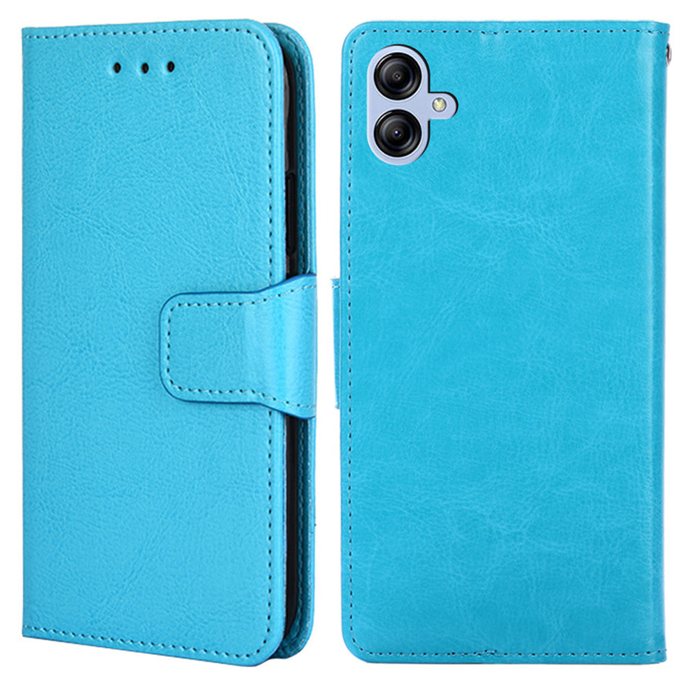 For Samsung Galaxy A04e 4G Anti-fall Phone Case Viewing Stand Wallet Phone Protection Cover