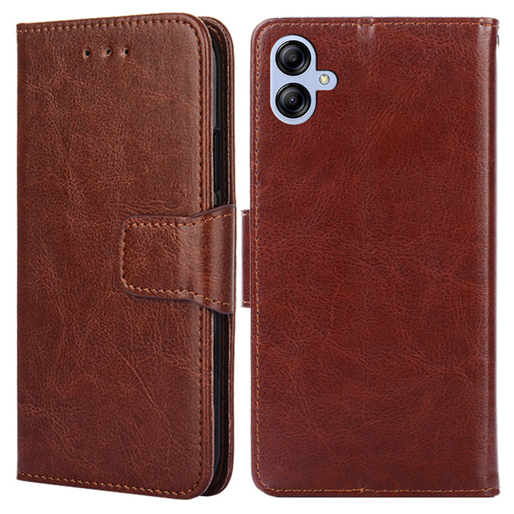 For Samsung Galaxy A04e 4G Anti-fall Phone Case Viewing Stand Wallet Phone Protection Cover