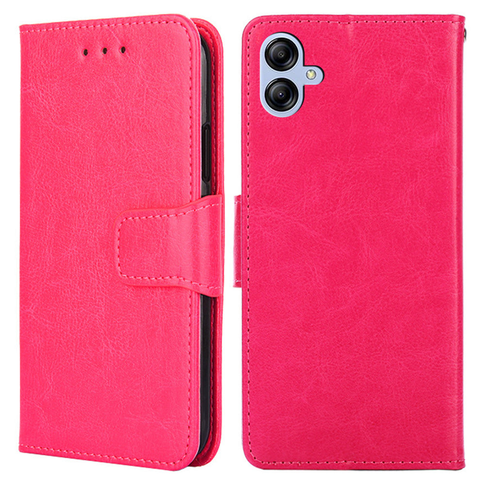 For Samsung Galaxy A04e 4G Anti-fall Phone Case Viewing Stand Wallet Phone Protection Cover