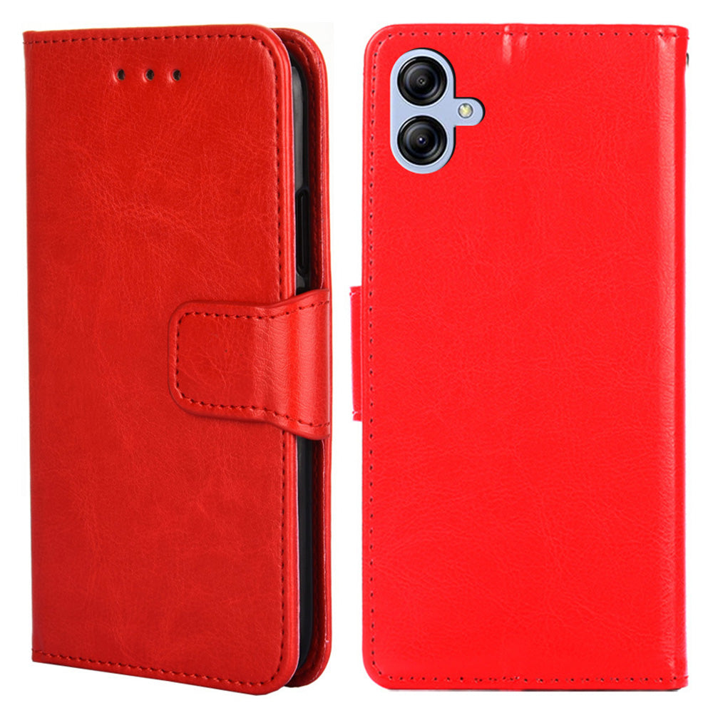 For Samsung Galaxy A04e 4G Anti-fall Phone Case Viewing Stand Wallet Phone Protection Cover