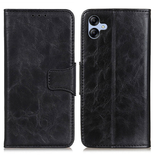 For Samsung Galaxy A04e 4G Anti-fading Crazy Horse Texture Wallet Stand Split Leather Case Anti-scratch Phone Cover