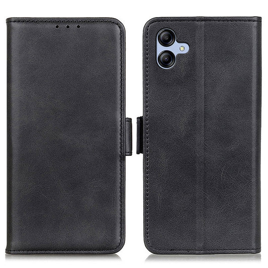 For Samsung Galaxy A04e 4G Phone Protection Cover Magnetic Wallet Foldable Stand Anti-dust Cowhide Texture PU Leather Case