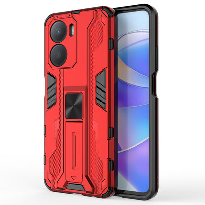 For Honor Play 40 Plus 5G Kickstand Phone Case Hybrid Hard PC Soft TPU Shockproof Protective Cover