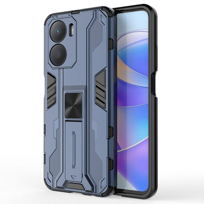 For Honor Play 40 Plus 5G Kickstand Phone Case Hybrid Hard PC Soft TPU Shockproof Protective Cover