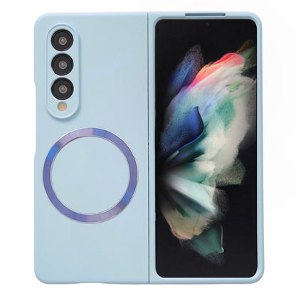 For Samsung Galaxy Z Fold3 5G Shockproof Phone Cover, Magnetic Skin-touch Feeling Hard PC Case Compatible with MagSafe