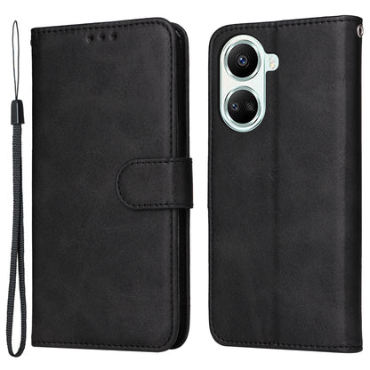 For Huawei nova 10 SE 4G Shockproof PU Leather Stand Case Calf Texture Folio Flip Phone Wallet Cover