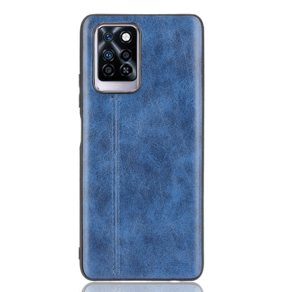 For Infinix Note 10 Pro X695 / Note 10 Pro NFC X695C Cowhide Texture Phone Back Cover PU Anti-scratch Stitching Phone Case