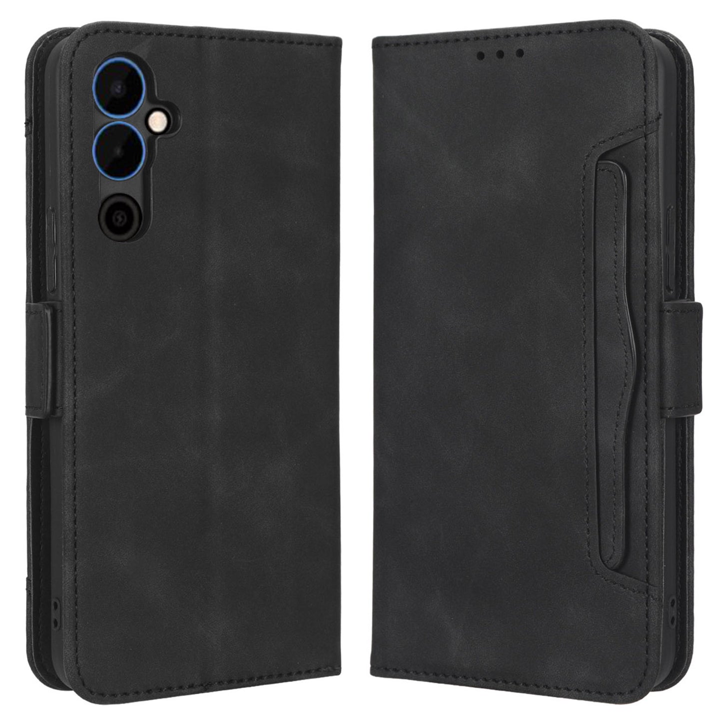 For Tecno Pova Neo 2 4G / LG6n Magnetic Closure Phone Cover Stand Multiple Card Slots PU Leather Wallet Case