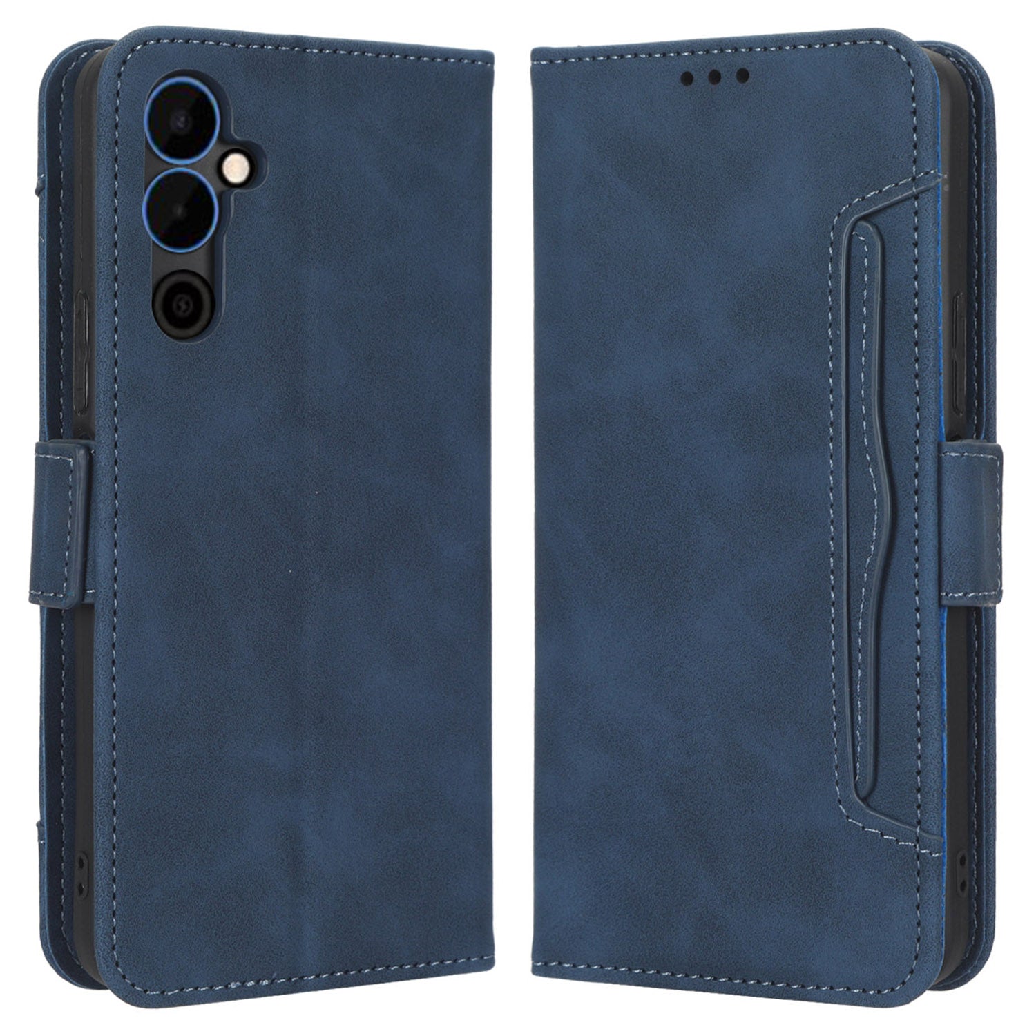 For Tecno Pova Neo 2 4G / LG6n Magnetic Closure Phone Cover Stand Multiple Card Slots PU Leather Wallet Case