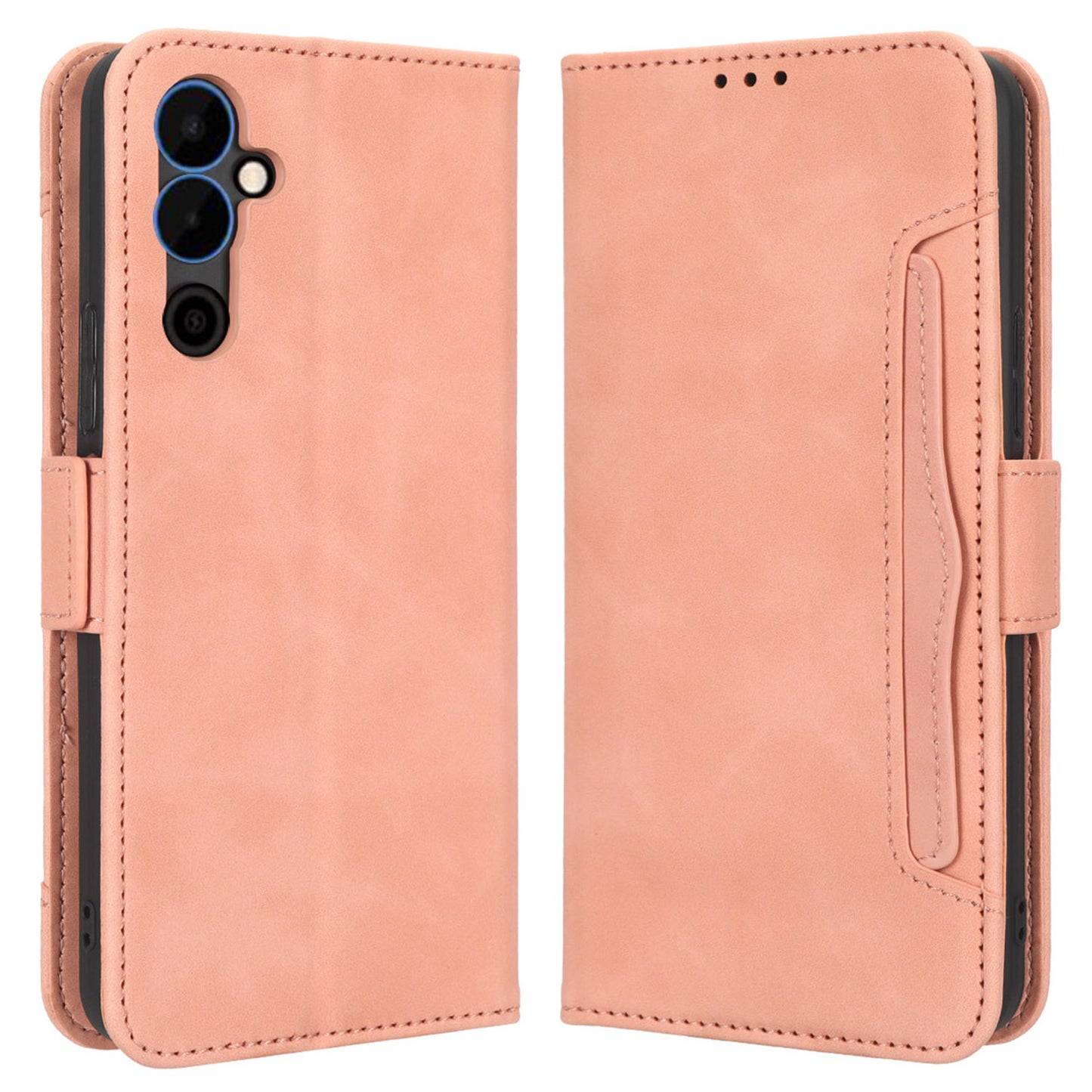 For Tecno Pova Neo 2 4G / LG6n Magnetic Closure Phone Cover Stand Multiple Card Slots PU Leather Wallet Case