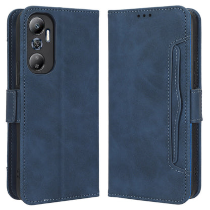 For Infinix Hot 20 4G / X682B Anti-scratch Magnetic Closure Phone Cover Stand Multiple Card Slots PU Leather Wallet Case