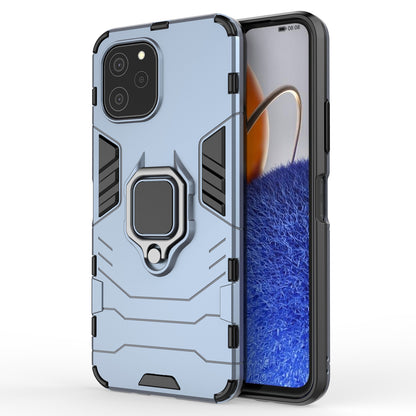 For Huawei nova Y61 4G Ring Kickstand Shock Absorbing Phone Case PC+TPU Mobile Phone Cover