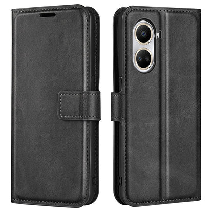 For Huawei nova 10 SE 4G PU Leather Calf Texture Phone Case Full Protection Stand Wallet Scratch-resistant Magnetic Clasp Phone Cover
