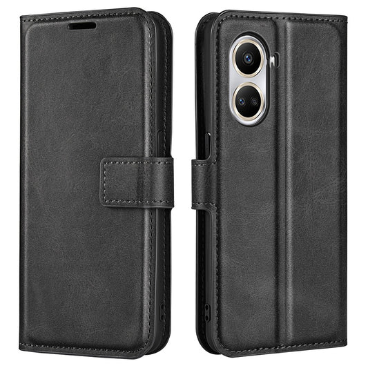 For Huawei nova 10 SE 4G PU Leather Calf Texture Phone Case Full Protection Stand Wallet Scratch-resistant Magnetic Clasp Phone Cover